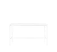 Muuto Mesa de bar Base High White laminate. base blanca. borde de abs. w85 l190 h105