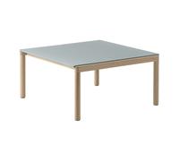 Muuto Mesa de centro Couple 2 Plain 80x84x40 cm Pale blue-oak