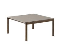 Muuto Mesa de centro Couple 2 Plain 80x84x40 cm Taupe-dark oiled oak