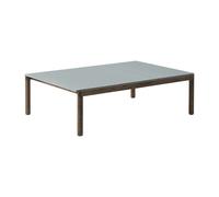Muuto Mesa de centro Couple 3 Plain 120x84x35 cm Pale blue-dark oiled oak