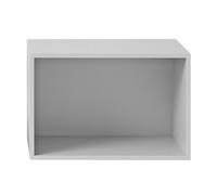 Muuto Módulo de estantería Stacked 2.0 con fondo. large gris claro