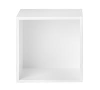 Muuto Módulo de estantería Stacked 2.0 con fondo. mediano blanco