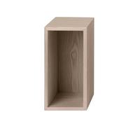 Muuto Módulo de estantería Stacked 2.0 con fondo. small roble