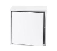 Muuto Módulo de estantería Stacked 2.0 con puerta. mediano blanco