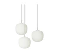 Muuto Rime Pendant Cluster 3 lámpara colgante White. Ø18 cm