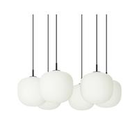 Muuto Rime Pendant Cluster 6 lámpara colgante Negro. Ø25 cm