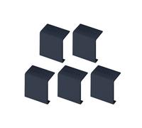 Muuto Set de 5 clips Mini stacked 2.0 azul de medianoche
