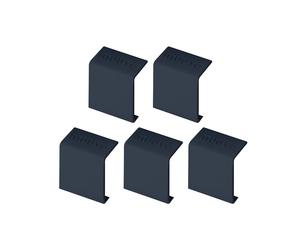 Muuto Set de 5 clips Mini stacked 2.0 azul de medianoche