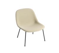 Muuto Silla Fiber Lounge con patas de acero Steelcut Trio 236-Anthracite