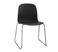 Muuto Silla Visu base patín Black-Black