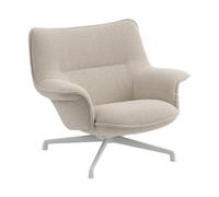 Muuto Sillón bajo Doze con base giratoria Hearth 7-grey