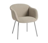 Muuto Sillón Fiber Soft Armchair tube bas Ecriture 240/Grey