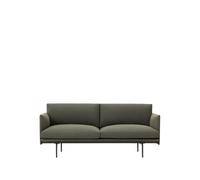 Muuto Sofá de 2 plazas Outline Fiord 961-Green