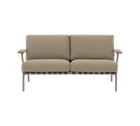 Muuto Sofá Settle de 2 plazas Ribbed Weave 5 Taupe