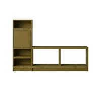 Muuto Stacked sistema de almacenamiento para recibidor. configuración 1 Marrón verdoso