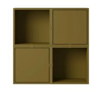 Muuto Stacked sistema de almacenamiento para recibidor. configuración 4 Marrón verdoso