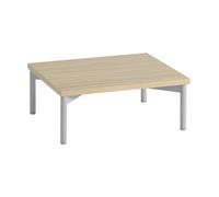 Muuto Stacked sistema de almacenamiento podium base tubular 43.5×35 cm Roble-gris