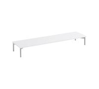 Muuto Stacked sistema de almacenamiento podium con base de tubo Blanco-gris