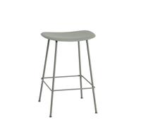 Muuto Taburete de bar Fiber Tube 65 cm dusty green
