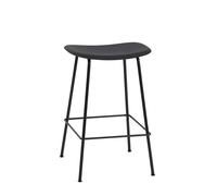 Muuto Taburete de bar Fiber Tube 65 cm negro