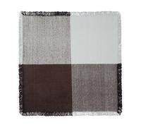 Muuto Verso alfombra de lana Cool grey-marrón oscuro. 258x258 cm