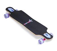 Muuwmi ABEC 7 Longboard, for Children and Adults, Skateboards, with or Without Lighting Wheels