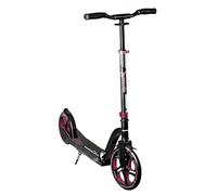 muuwmi Scooter de Aluminio Pro - Patinete Plegable con Ruedas extragrandes de 250/215 mm, rodamientos ABEC 7, Altura Ajustable en Color Rojo