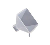 MUUYYI Moldes de pirámide de silicona, molde de resina epoxi de cristal, molde de fundición de resina epoxi para manualidades, aromaterapia, fabricación de velas