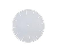 MUUYYI Moldes de resina de reloj de números grandes, molde de silicona epoxi para reloj de resina fundida de pared, decoración artística