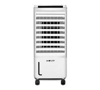 MUVIP Climatizador Portátil 7.5L con Humidificador, 3 Velocidades y Oscilación de 70º - Potente Enfriador de Aire 80W, Silencioso con Ice-Pack, Ruedas para Fácil Movilidad, Bajo Ruido 65dB