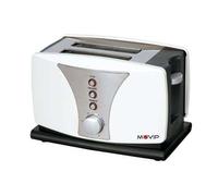 Muvip Top Design tostadora de pan 800 W para 2 rebanadas, 6 niveles de tostado