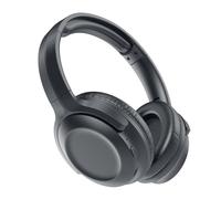 Muvit ANC Auriculares Inalámbricos Plegables con Cancelación Activa de Ruido, Negro, 40h Autonomía, Bluetooth, USB-C, Incluye Estuche y Cables