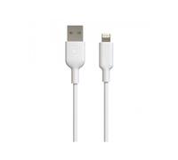Muvit Cable USB a Lightning MFI 2.4A 1.2m Blanco