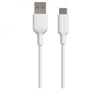 Muvit Cable USB a Tipo C Macho/Macho 20cm Blanco