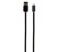 Muvit Cable USB a USB-C 2A Macho/Macho Conector Magnético 1.2m Negro