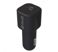Muvit Cargador de Coche USB-C 30W Negro