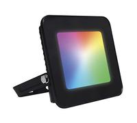 muvit iO Foco proyector Wireless Mesh RGB+CCT, 1600 LM y 30000h, 20W, Pico para Tierra Compatible con asistentes vocales
