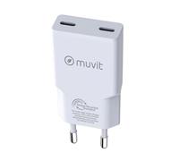 muvit for Change Cargador de Pared Slim 2 Tipo C PD 30W Blanco