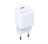 Cargador de pared muvit for change mcacc0049/ 1xusb tipo-c/ 25w