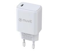 muvit for Change Cargador de Pared Tipo C PD 25W Blanco
