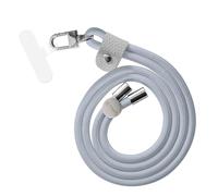 Muvit for change colgante universal con soporte transparente + cordon color gris