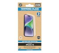 Muvit for change protector pantalla recycletek anti-blue light compatible con Apple iPhone 15 vidrio templado plano