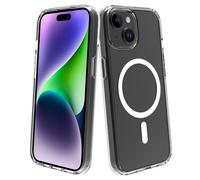 Funda muvit recycletek magsafe para apple iphone 15 transparente