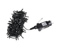 Muvit Guirnalda de luces de hada, 200 LED, 20 m, Cuatro colores, Control por voz/smartphone, enchufe USB, luces alimentadas, impermeables, para exterior/interior [Clase de eficiencia energética G]