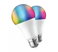 Muvit iO Pack 2 Bombillas Inteligentes A60 E27 9W RGB+Blancos