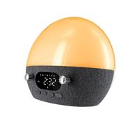 Muvit iO Lámpara Despertador Wi-Fi con Altavoz Bluetooth, Luz de Amanecer, Alarma Dual y Control por Voz