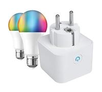 muvit iO Pack Smart: Enchufe Inteligente + 2 Bombillas A60 E27 800lm