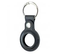 Muvit Llavero Universal de Piel Negro para Apple Airtag