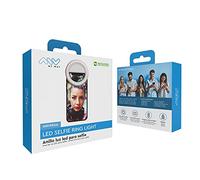 MUVIT Myway Aro de Luz Led para Selfies, Blanco