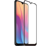 Muvit Protector Pantalla Cristal Templado Plano Marco Negro para Xiaomi Redmi 9